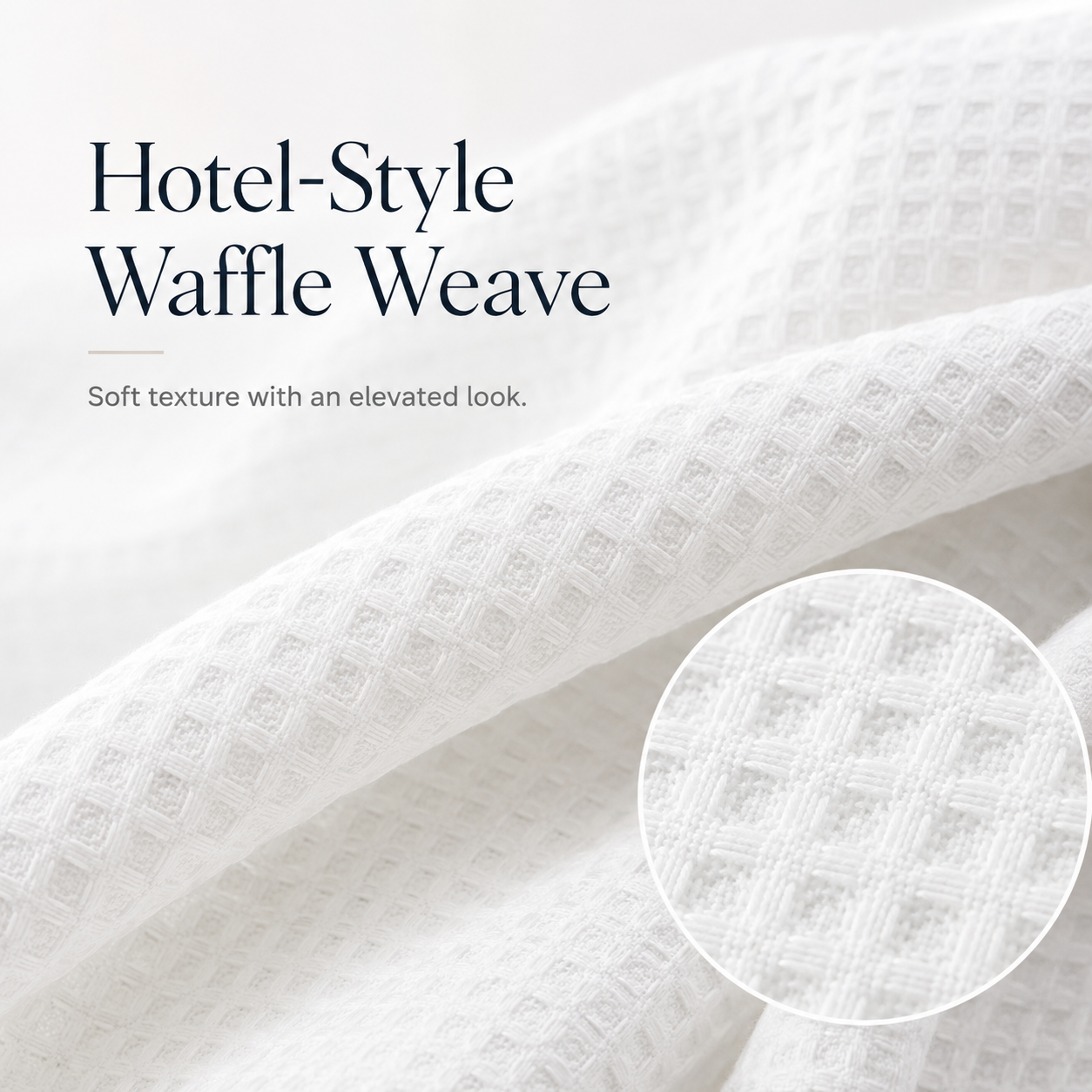 Haven & Loom™ Waffle Weave Shower Curtain