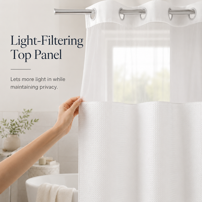 Haven & Loom™ Waffle Weave Shower Curtain