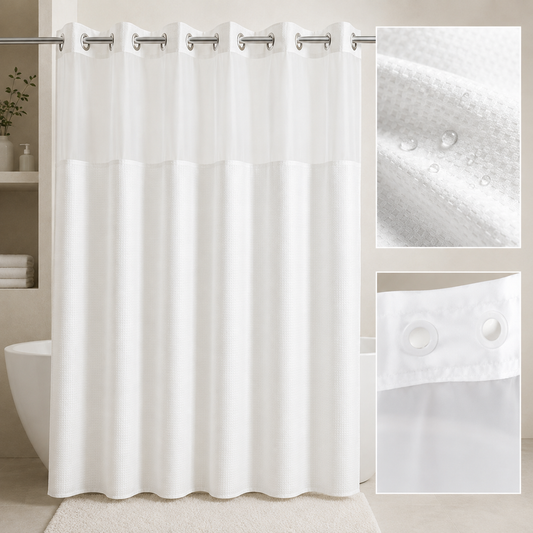Haven & Loom™ Waffle Weave Shower Curtain